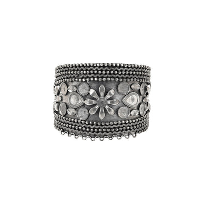 Teejh Gulrang Silver Oxidised Bracelet