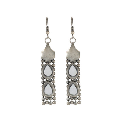 Teejh Riddhima Silver Oxidised Necklace Set