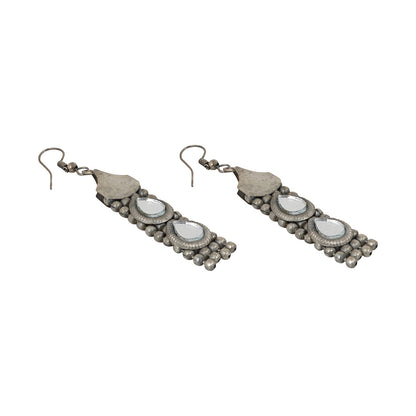 Teejh Riddhima Silver Oxidised Necklace Set