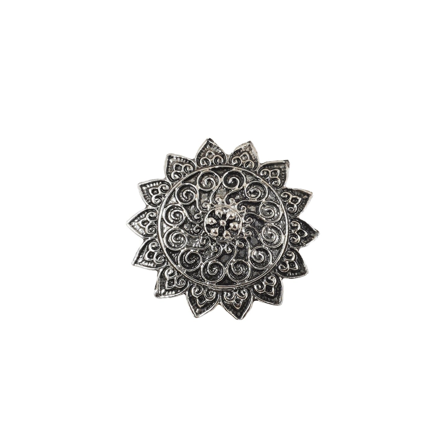 Teejh Anaia Silver Oxidised Ring