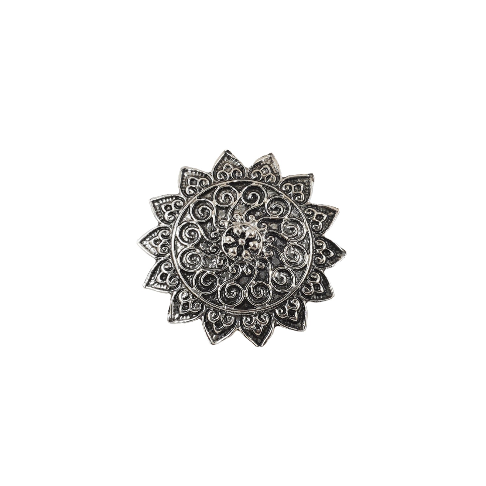 Teejh Anaia Silver Oxidised Ring