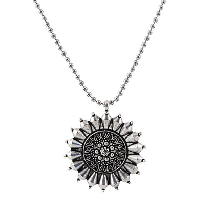 Teejh Aparnaa Sliver-Oxidised Necklace