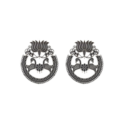Teejh Rasha Silver Oxidised Earring