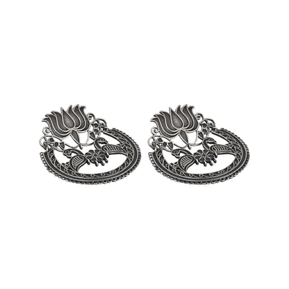 Teejh Rasha Silver Oxidised Earring