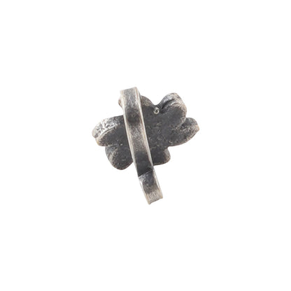 Teejh Vrita Silver Oxidised Nosepin