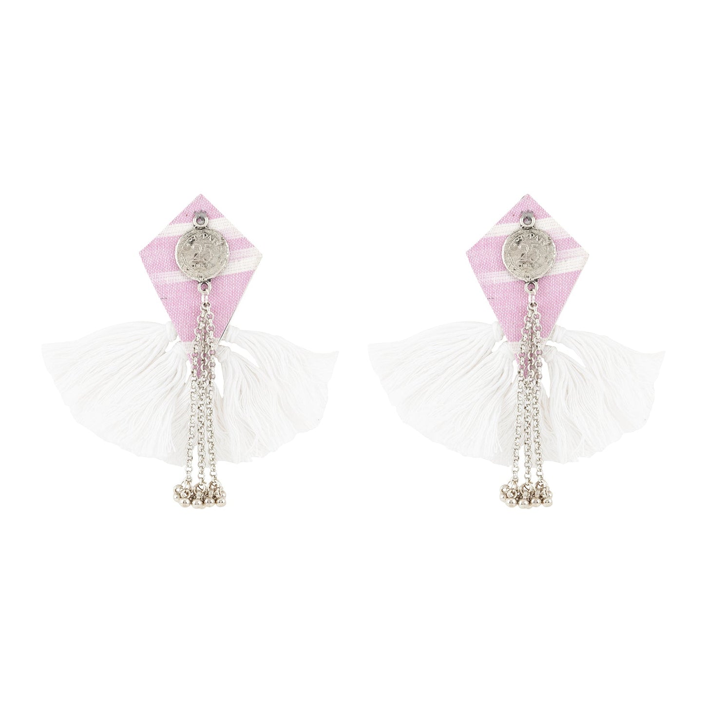 Teejh Vallari Pink Tassel Earring