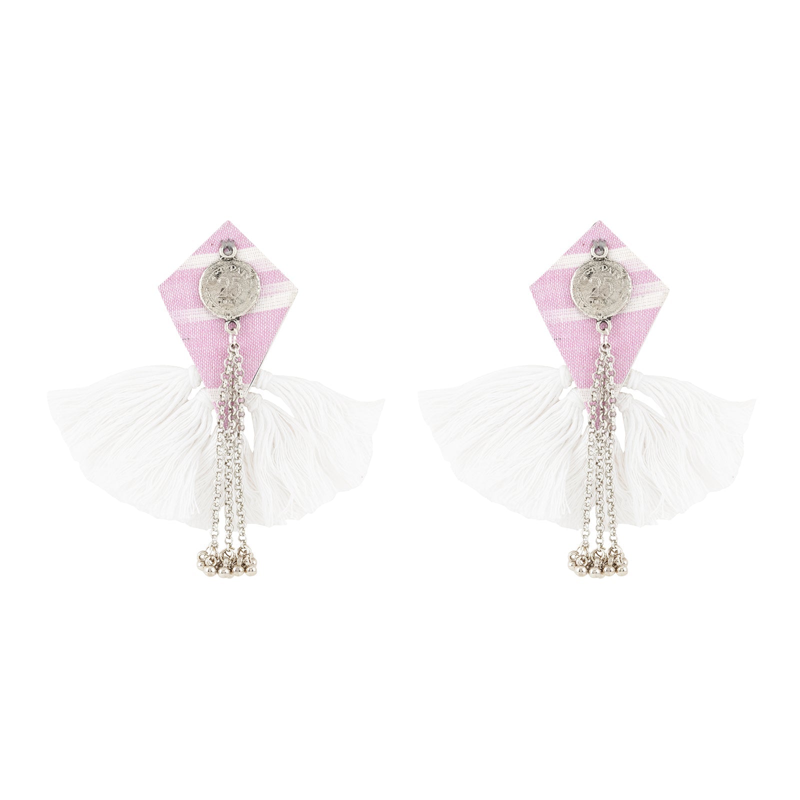 Teejh Vallari Pink Tassel Earring
