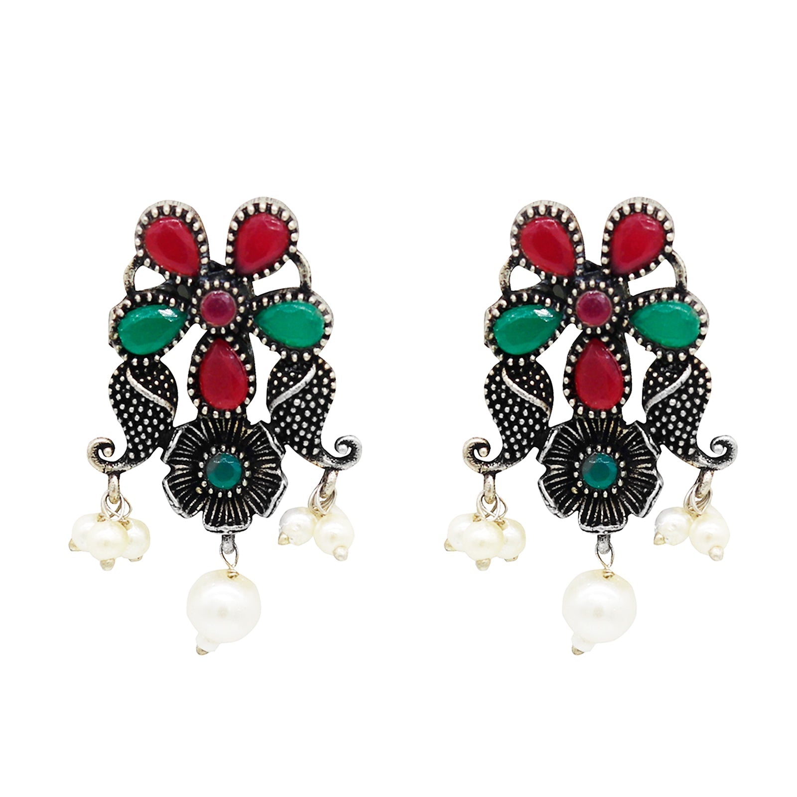 Teejh Gaillardia Saree & Jewelry Gift Set