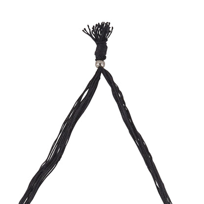 Teejh Gangol Ghungroo Silver Oxidised Necklace Set