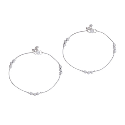 Teejh Preet Pearl Anklets