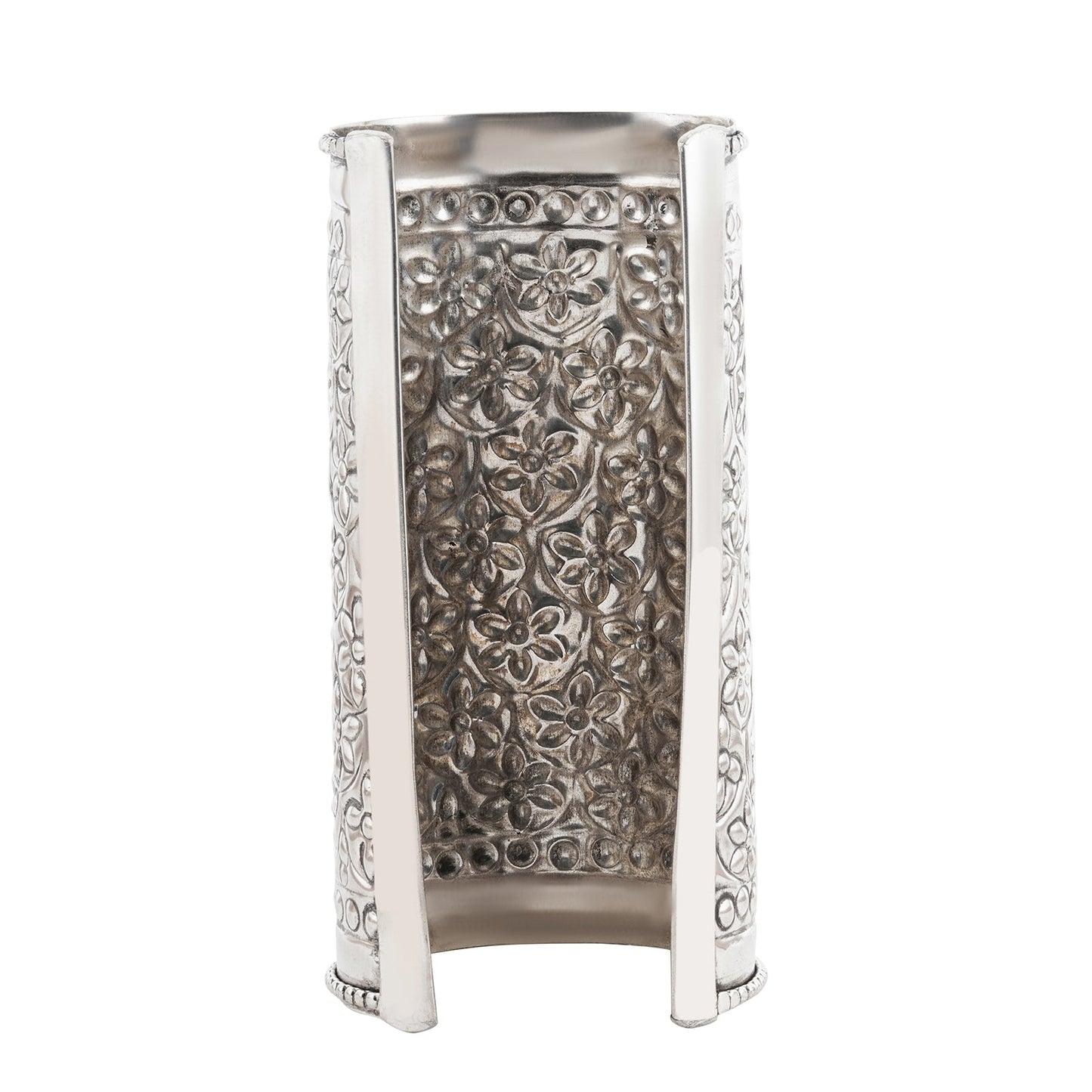 Kazi Silver Oxidised Cuff Bracelet