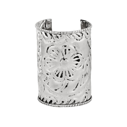 Teejh Keerat Silver Oxidised Bracelet