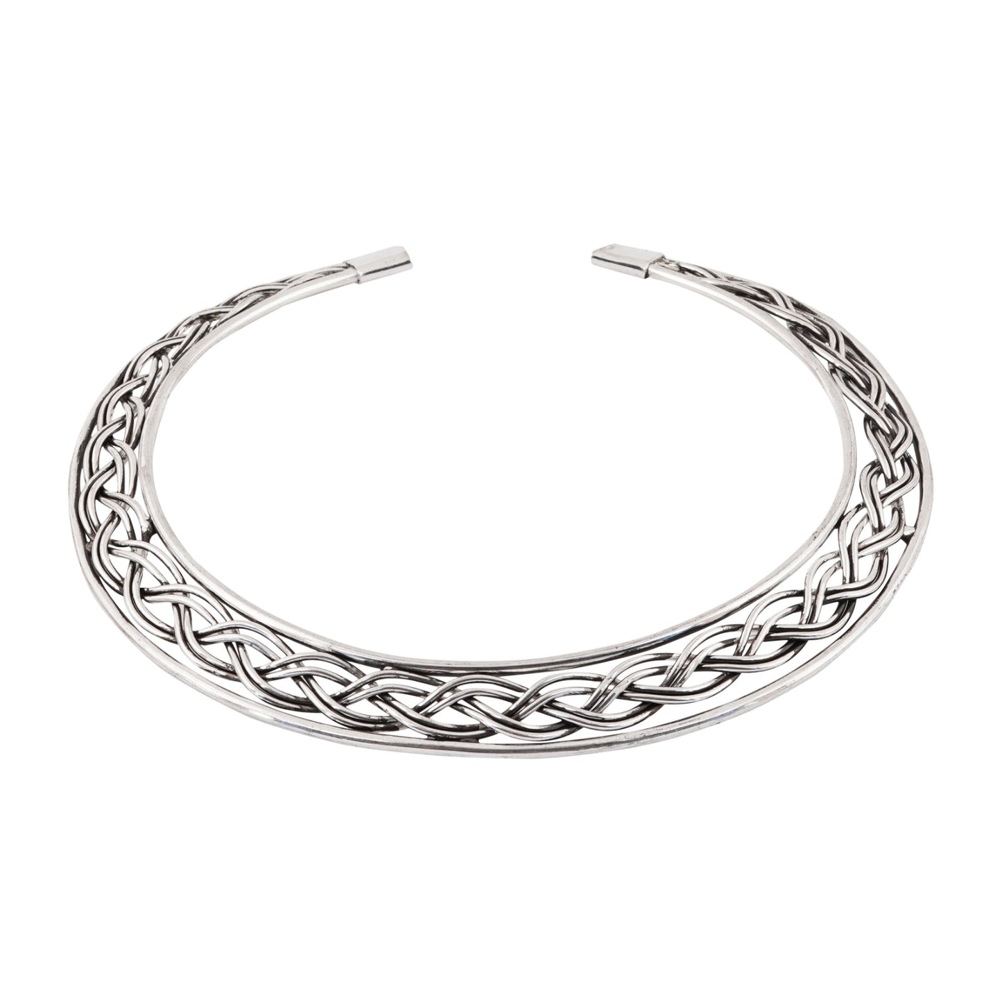 Teejh Veeradevi Silver Oxidised Necklace