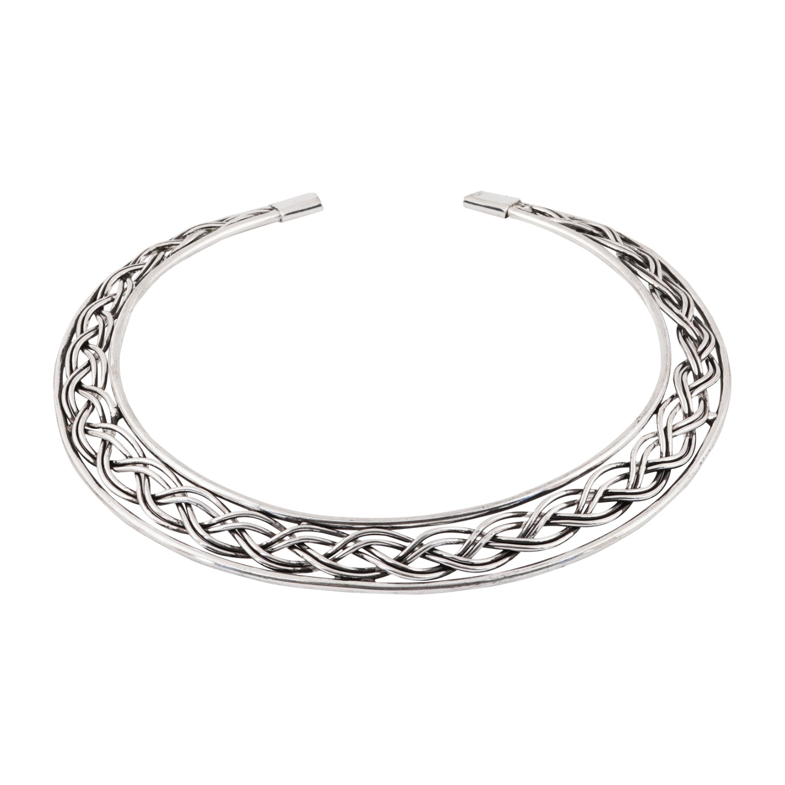 Teejh Veeradevi Silver Oxidised Necklace