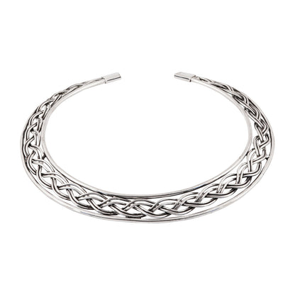 Teejh Veeradevi Silver Oxidised Necklace