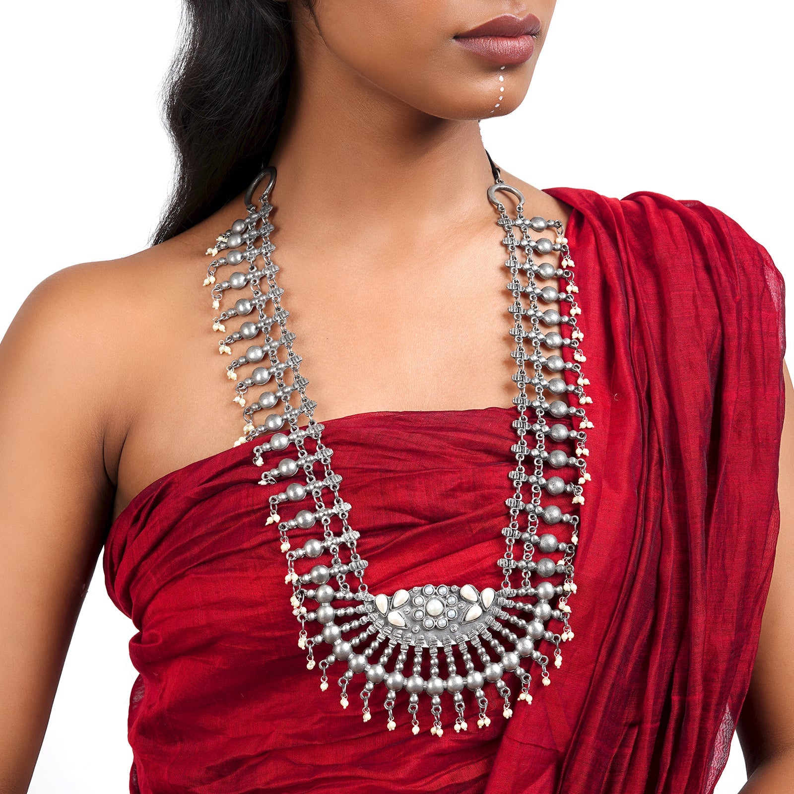 Teejh Ujjwala Oxidised Necklace