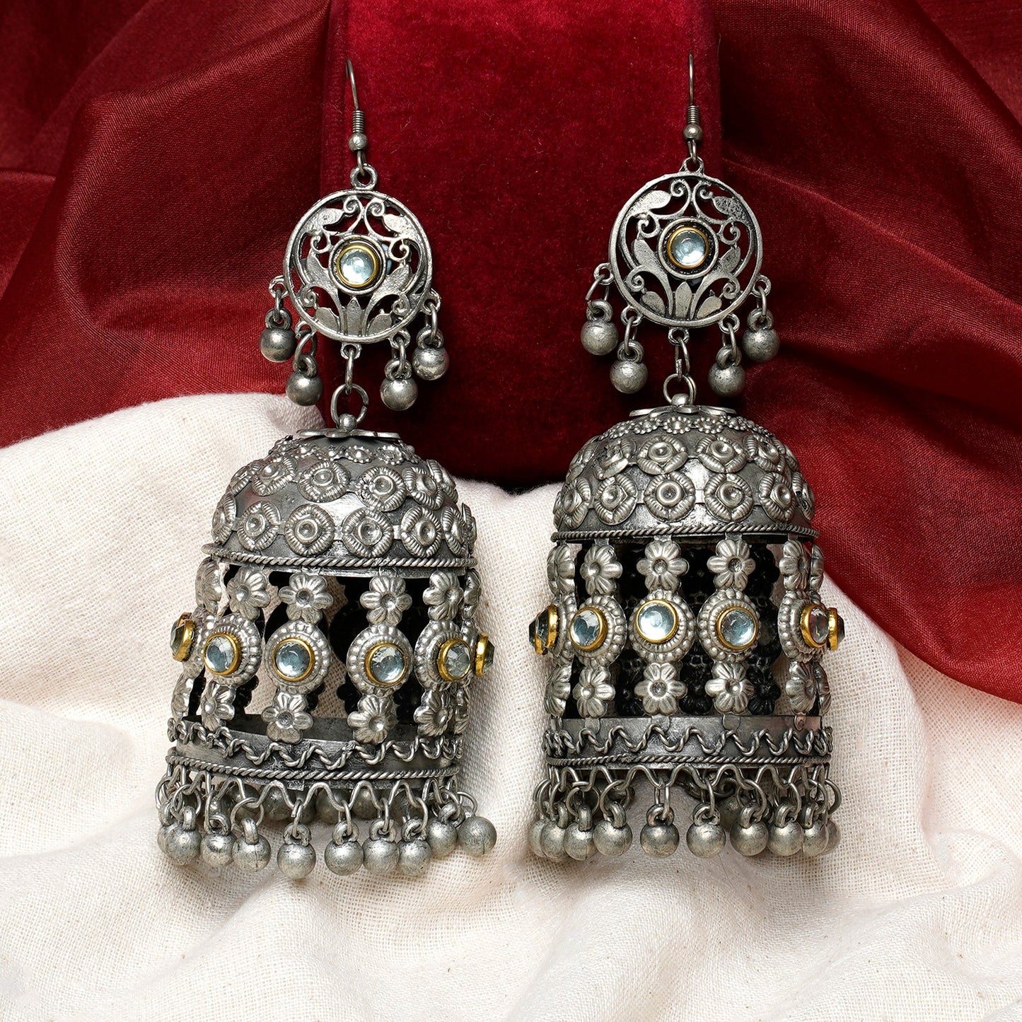 Teejh Rajnandini Oxidised Earrings