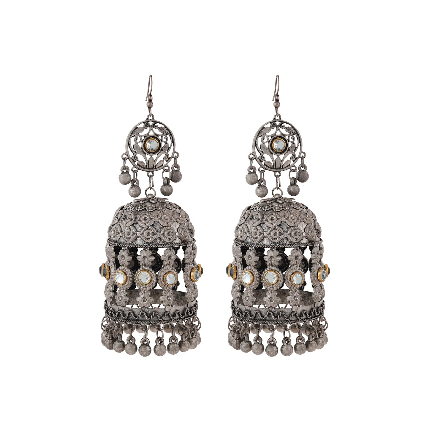 Teejh Rajnandini Oxidised Earrings