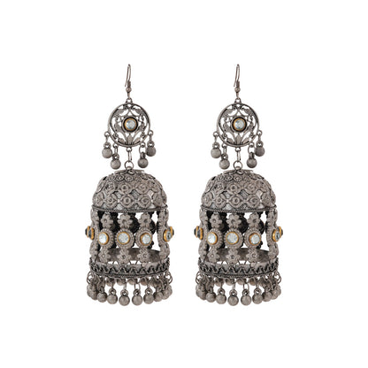Teejh Rajnandini Oxidised Earrings