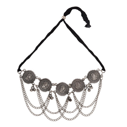 Teejh Kamalini Oxidised Necklace