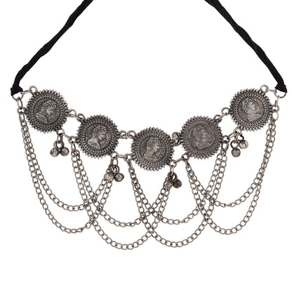 Teejh Kamalini Oxidised Necklace