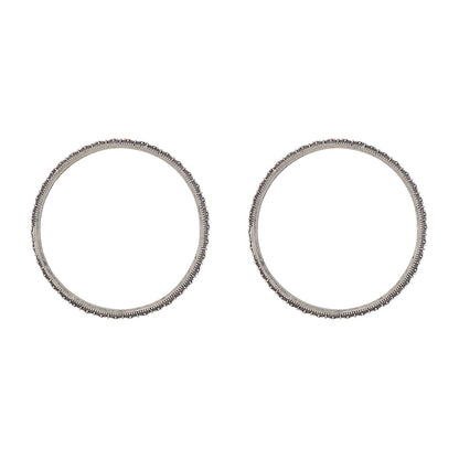 Avanti Silver Oxidized Bangles
