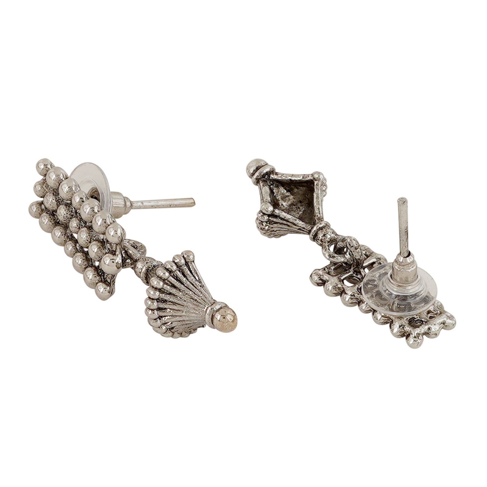 Teejh Bhonsle Silver Oxidised Necklace Set