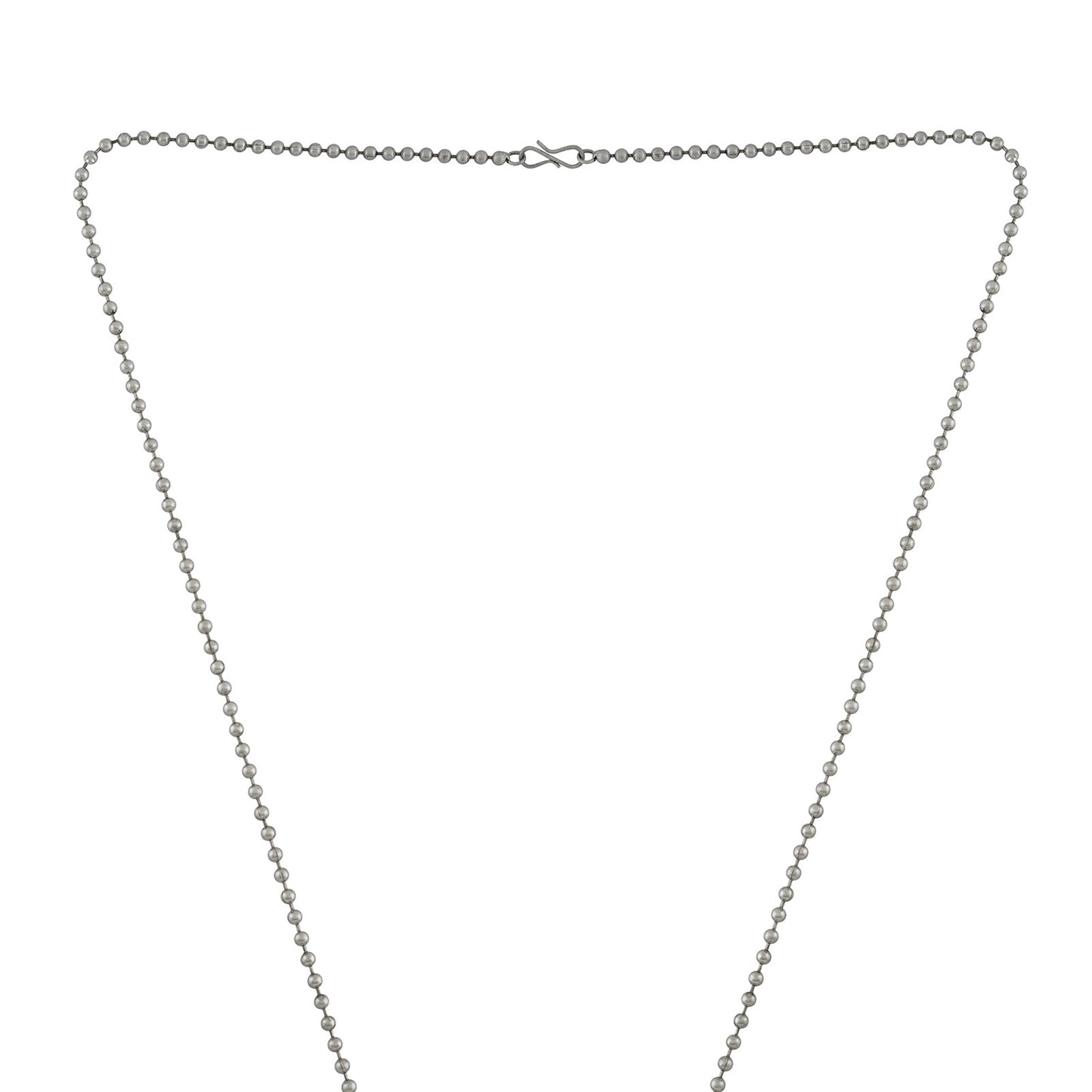 Teejh Sayyid Silver Oxidised Necklace Set