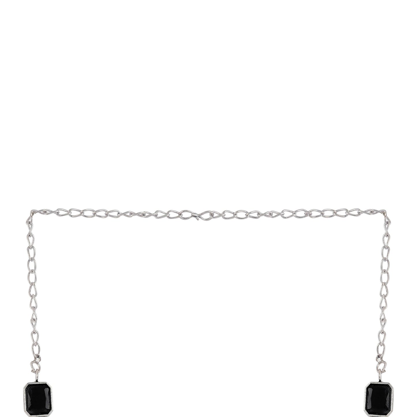 Teejh Silver Noir Elegant Set