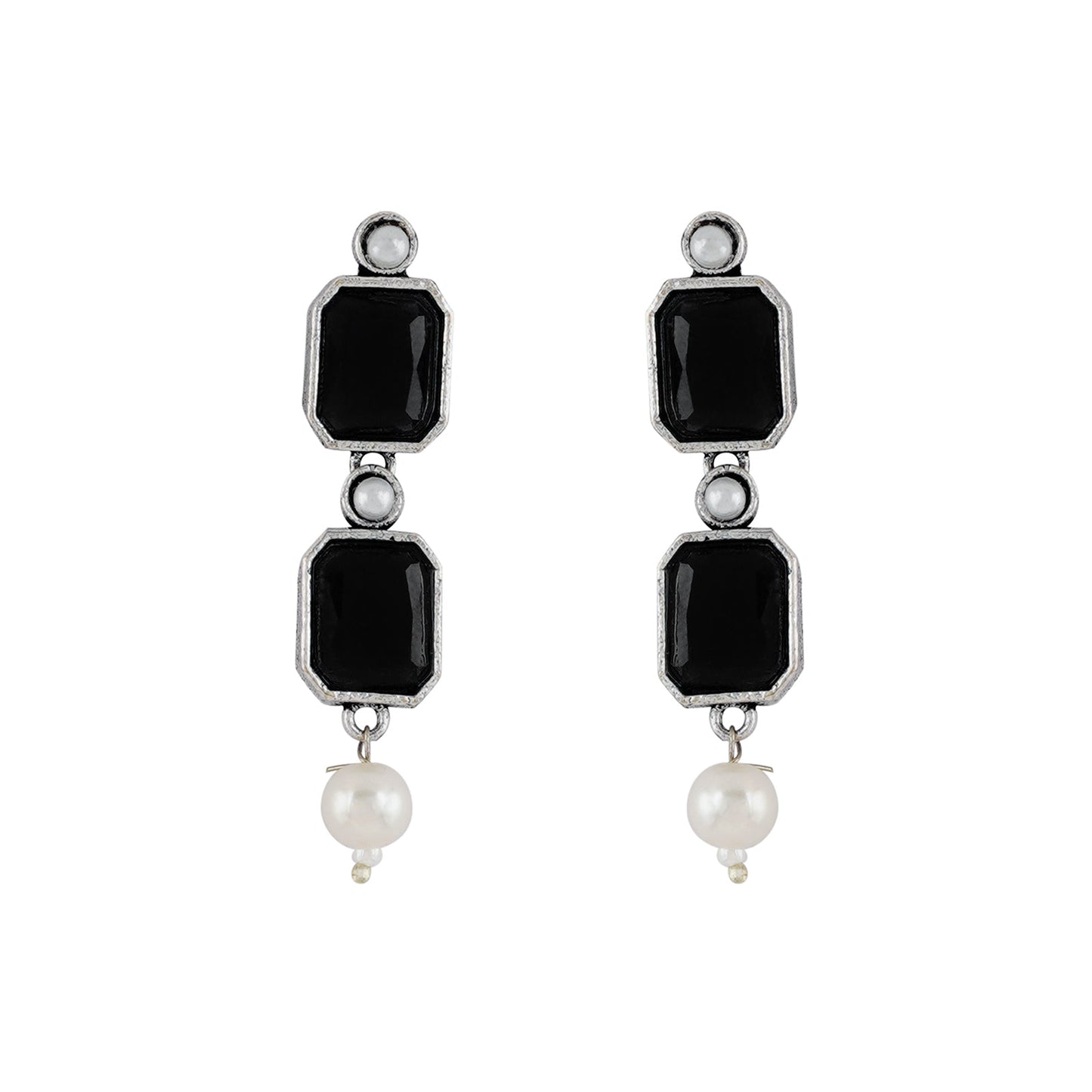 Teejh Silver Noir Elegant Set