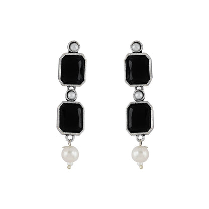 Teejh Silver Noir Elegant Set