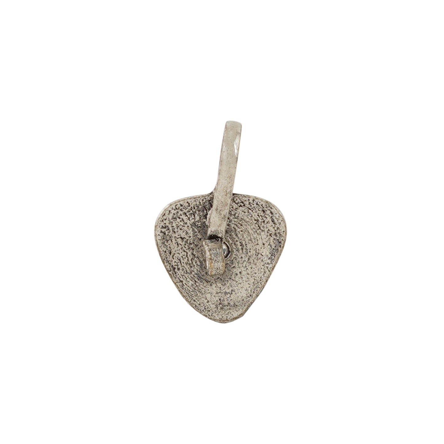 Naksha Silver Oxidised Nose Pin