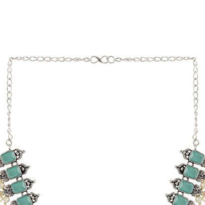 Teejh Silver and Sea Green Serenade Set