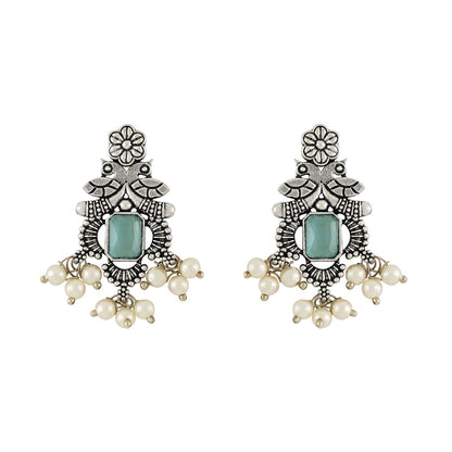 Teejh Silver and Sea Green Serenade Set