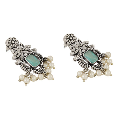 Teejh Silver and Sea Green Serenade Set