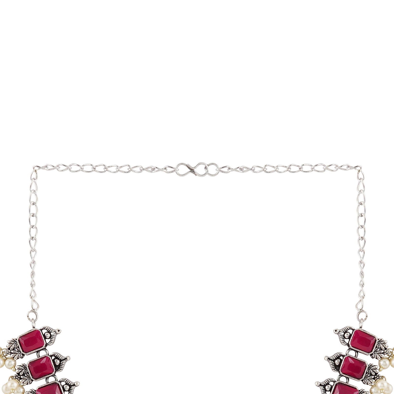 Teejh Silver and Red Serenade Set