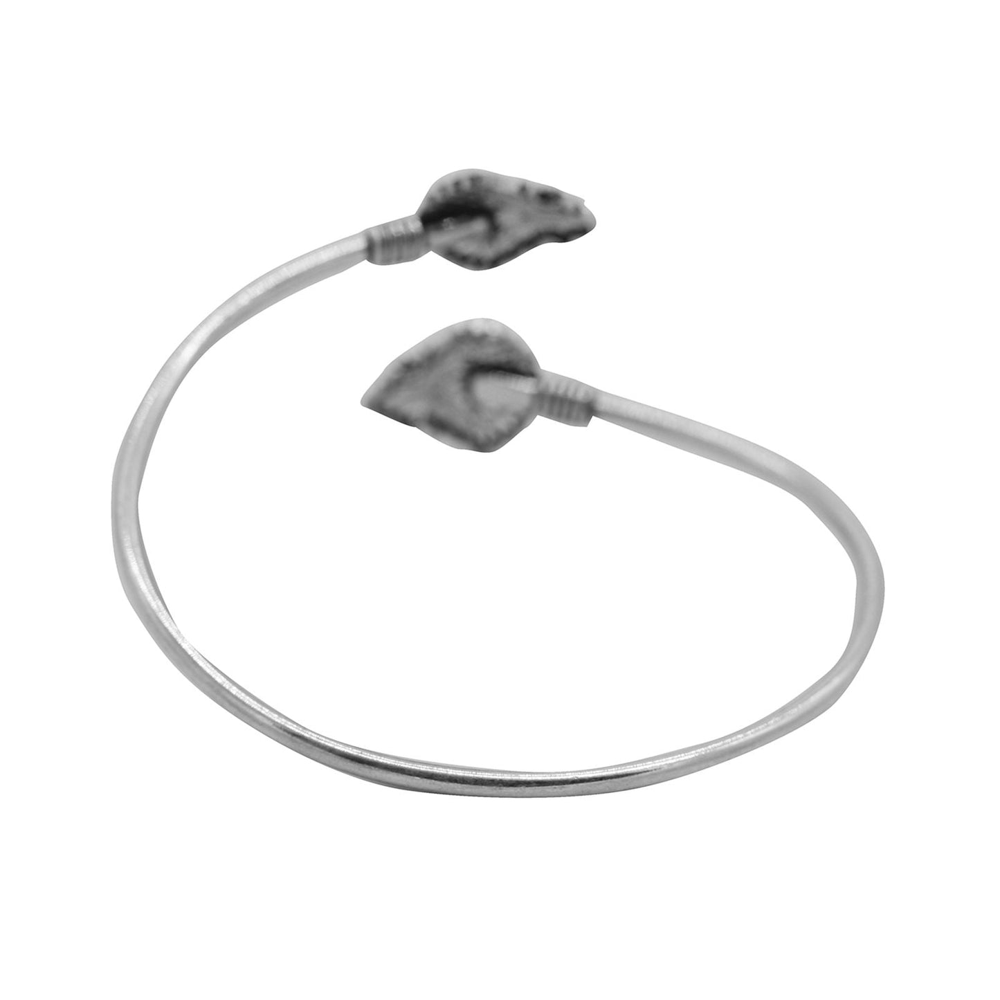 Mrag Silver Oxidized  Bracelet Cuff - Teejh