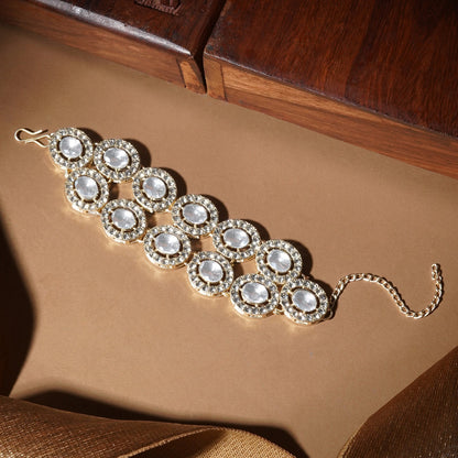 Teejh Ziya Silver White Bracelet
