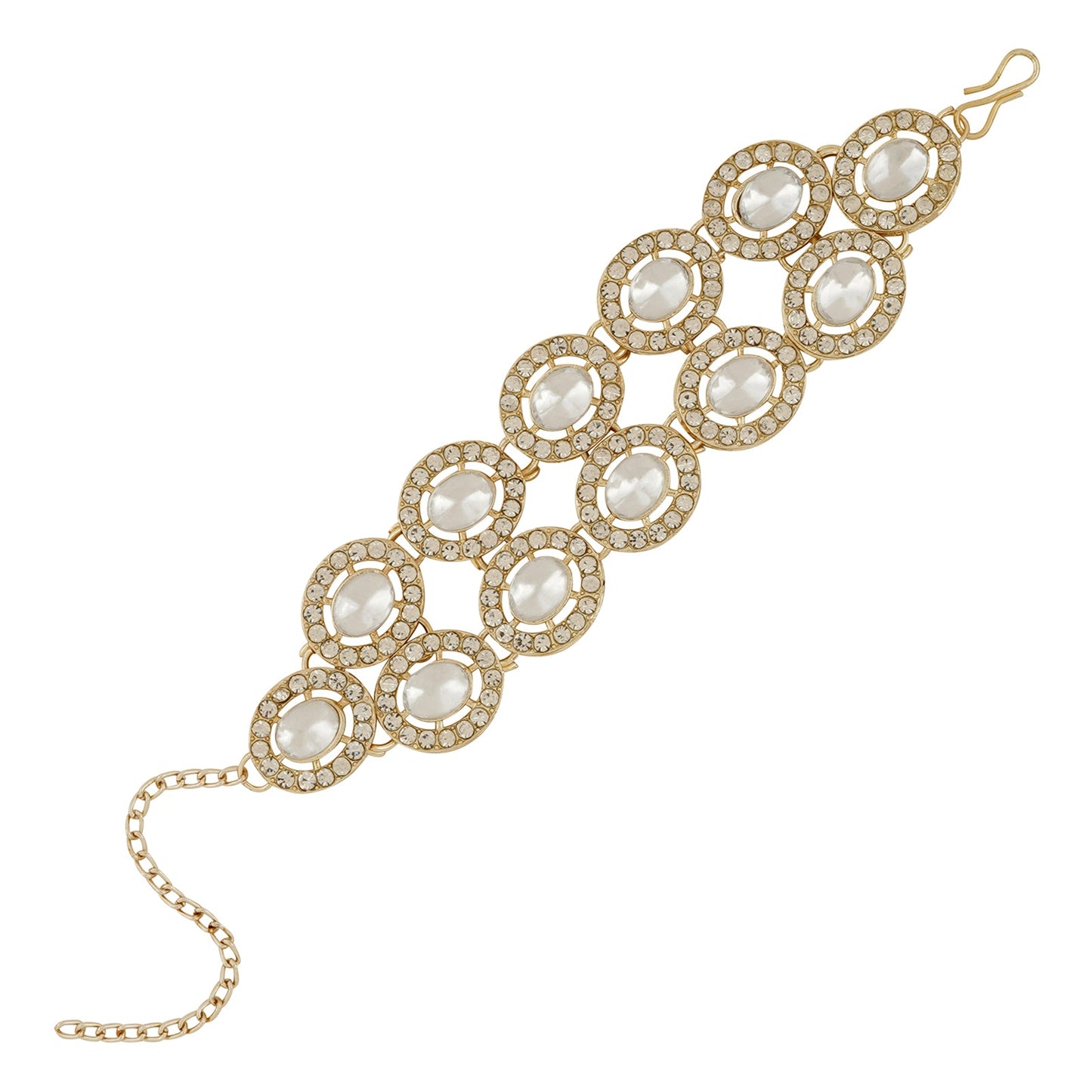 Teejh Ziya Silver White Bracelet