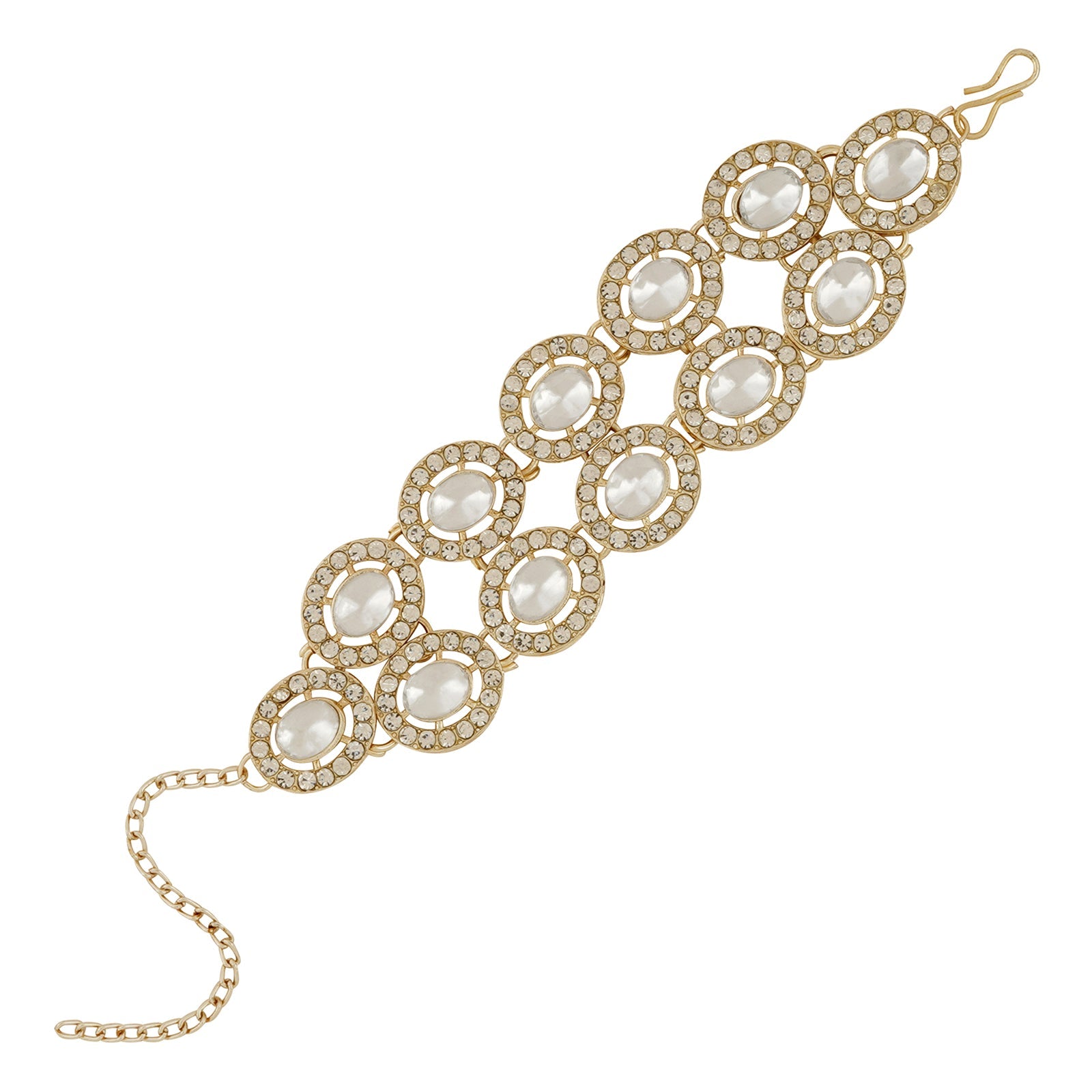 Teejh Ziya Silver White Bracelet