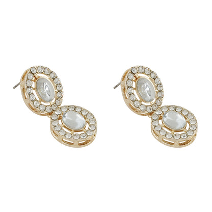 Teejh Ziya Gold White Necklace Set