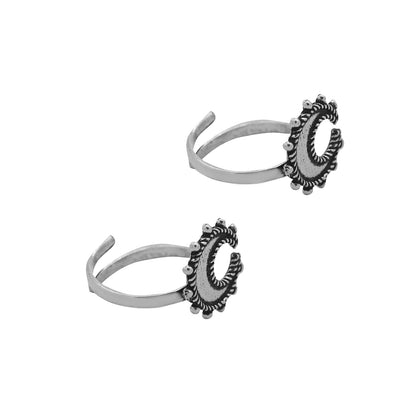 Teejh Taahira Set Of Anklet and Toe Ring