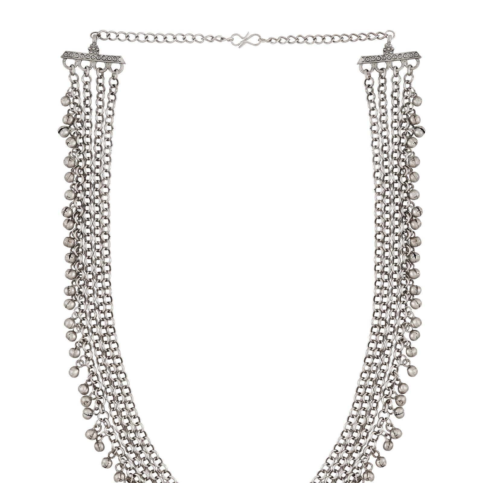 Teejh Kimaya Silver Grey Necklace
