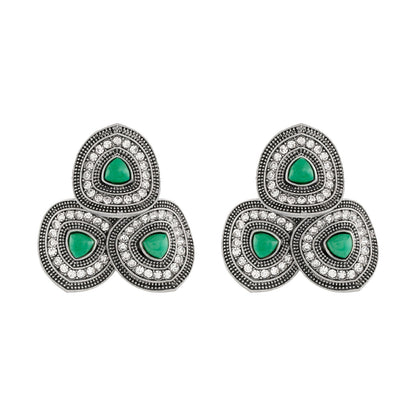 Teejh Shyamli Silver Turquoise Stud