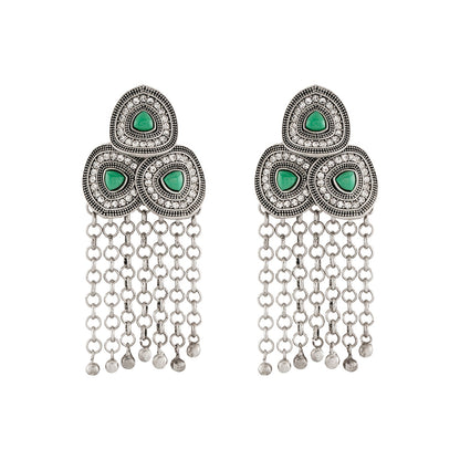 Teejh Katyani Silver Turquoise Earring