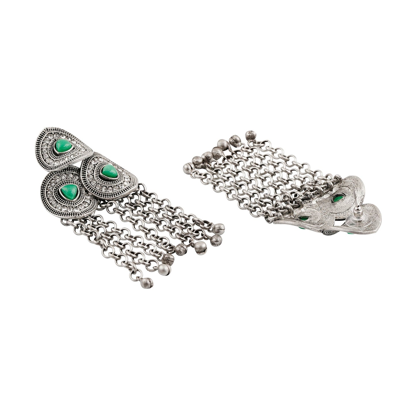Teejh Katyani Silver Turquoise Earring