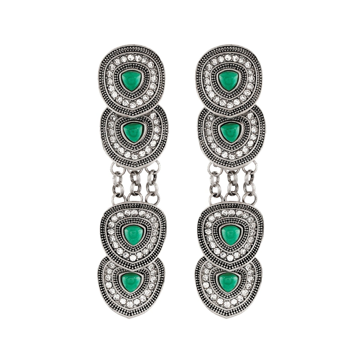 Teejh Sula Silver Turquoise Earring
