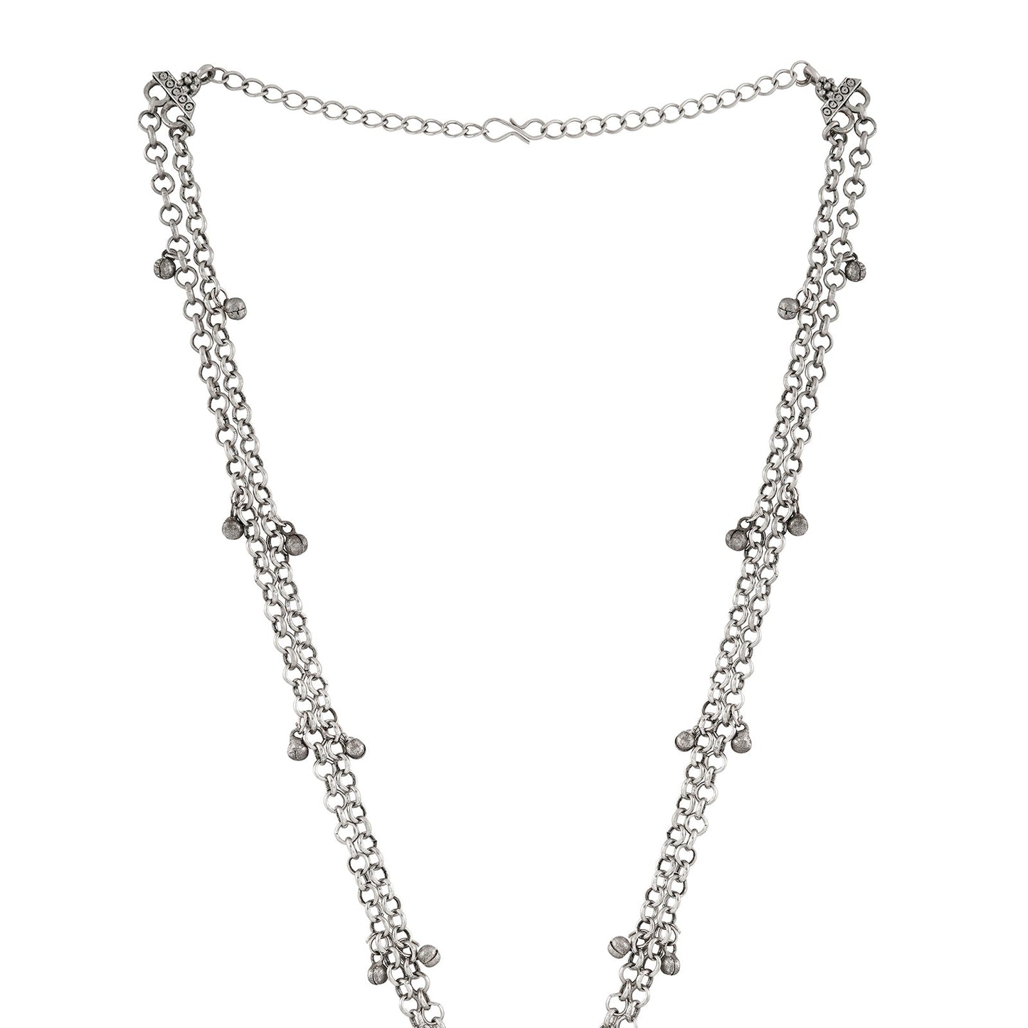 Teejh Aprimoksh Silver Turquoise Necklace