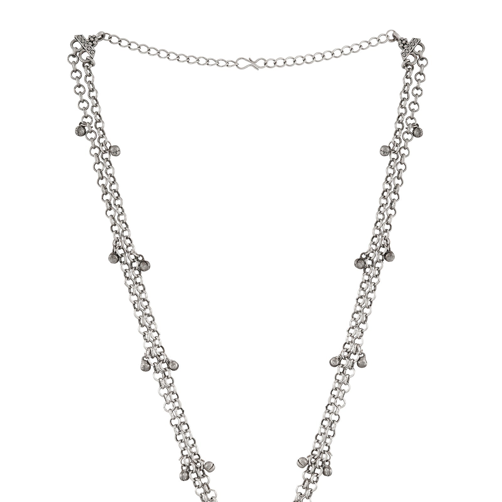 Teejh Aprimoksh Silver Turquoise Necklace