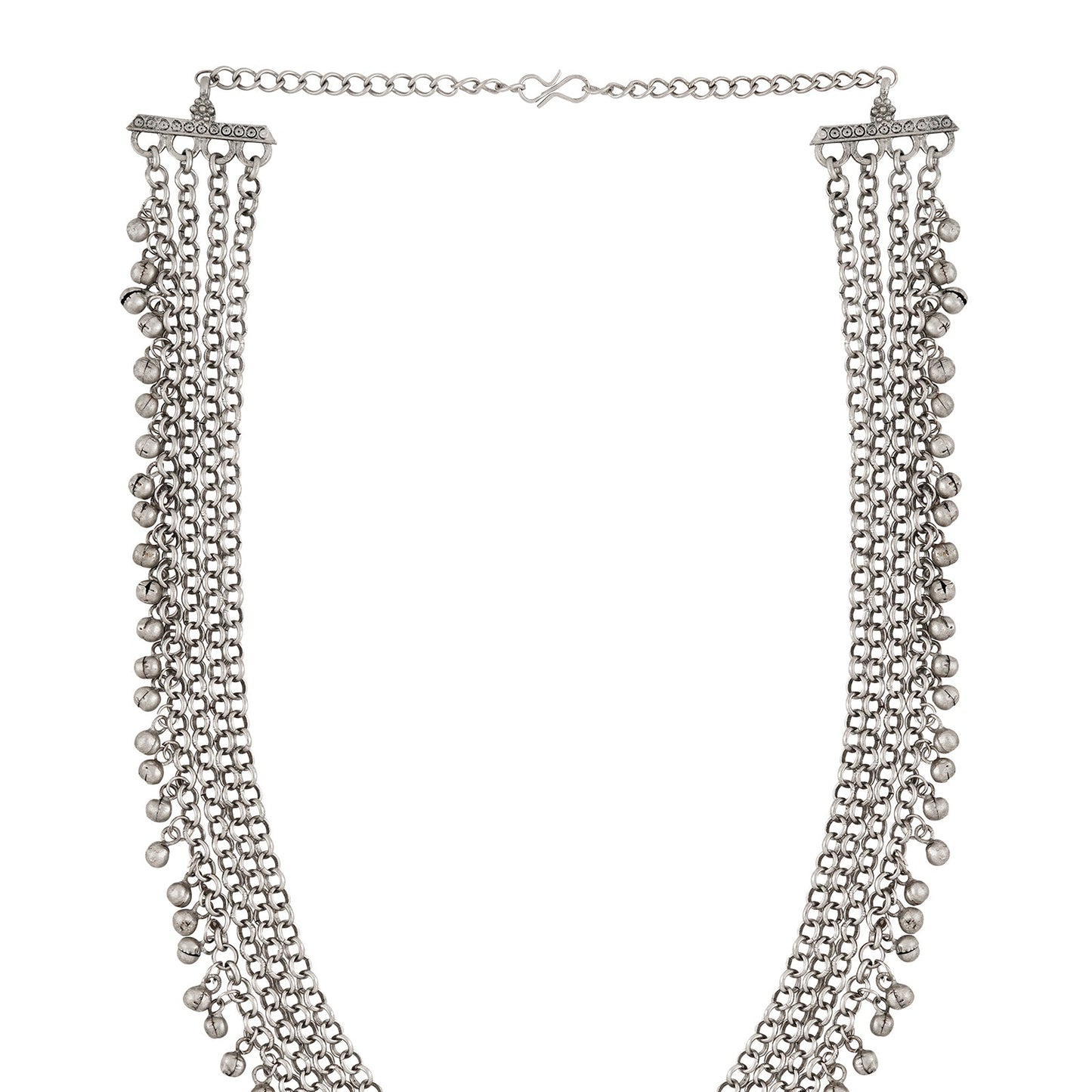 Teejh Suhasi Silver Turquoise Necklace